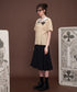 Card Motif Collar Blouse
